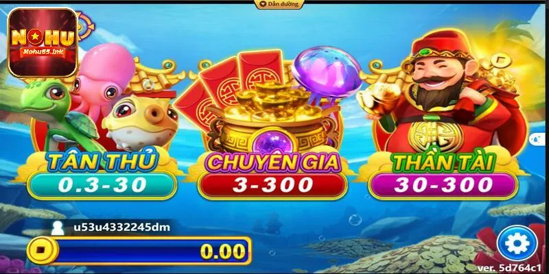 Bắn cá thần tài là tựa game sở hữu tỷ lệ trả thưởng cực khủng