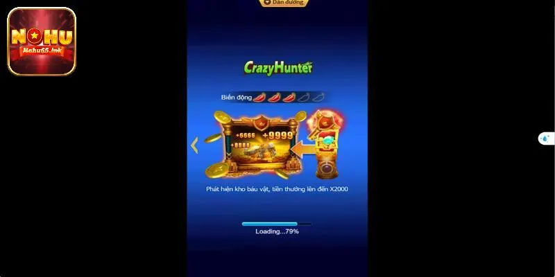 Crazy Hunter là tựa game quay hũ đặc biệt bậc nhất tại Nohu65