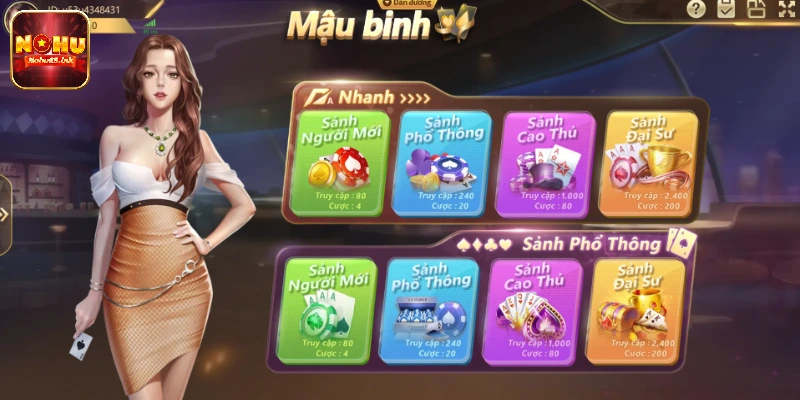 Cách vào trải nghiệm với cực nhiều sảnh game hay