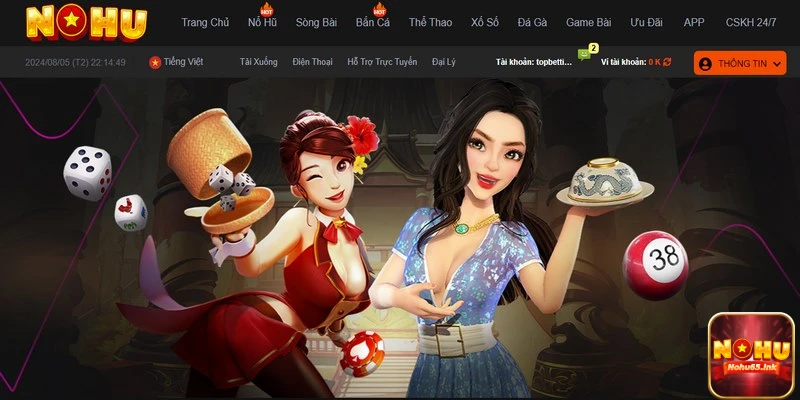 Khám sảnh game bài Nohu65 ăn thưởng giá trị khủng